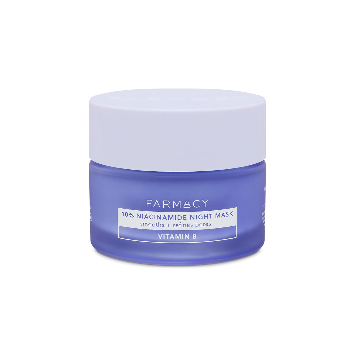Farmacy overnight mask front packaging showing product and benefits