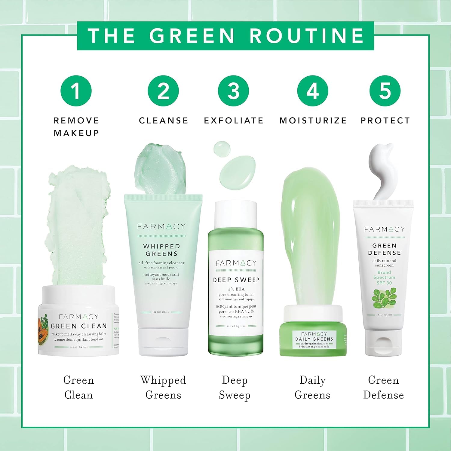 Farmacy sunscreen spread on skin demonstrating sheer, non-greasy finish