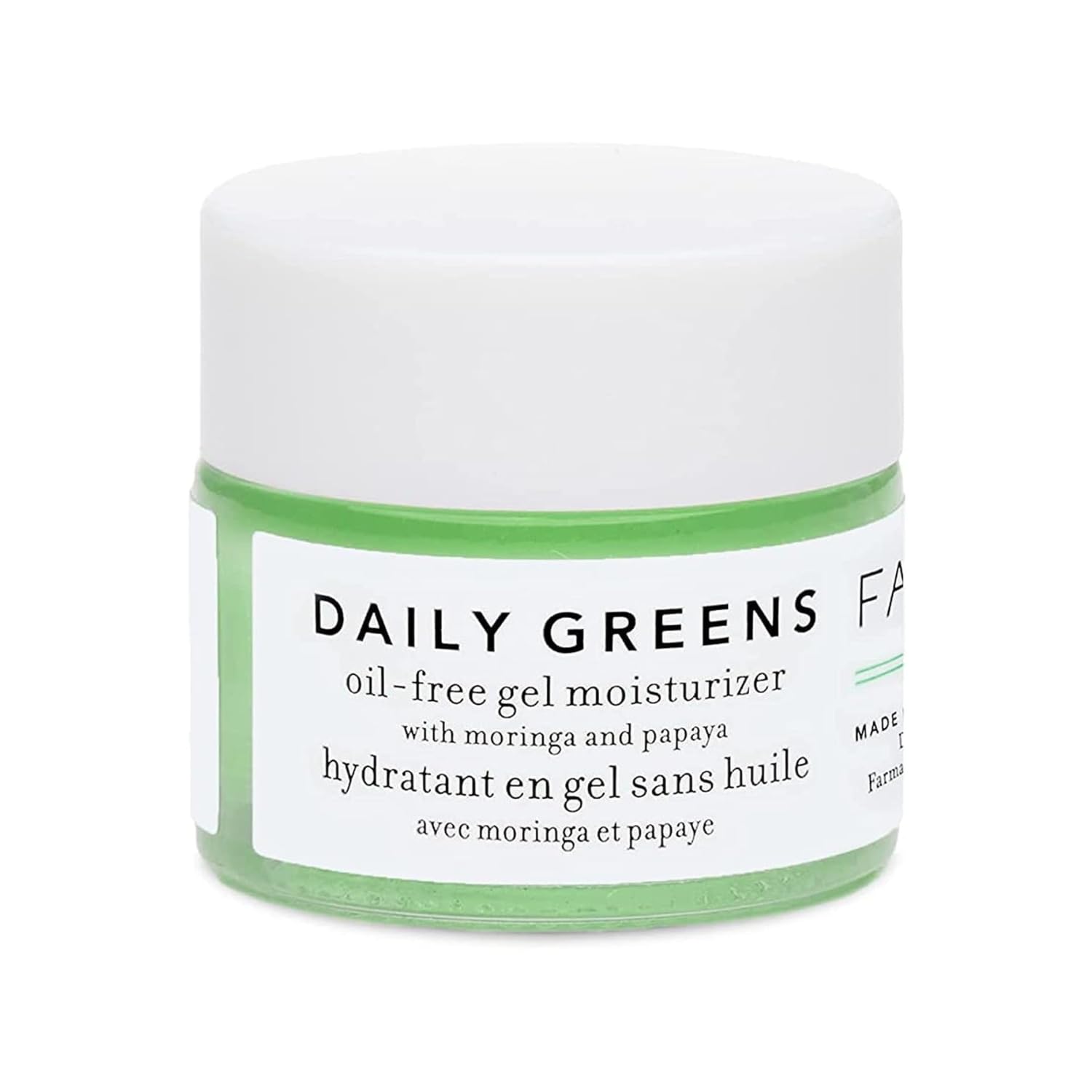 Farmacy travel moisturizer tube front view showing compact design and portability benefit