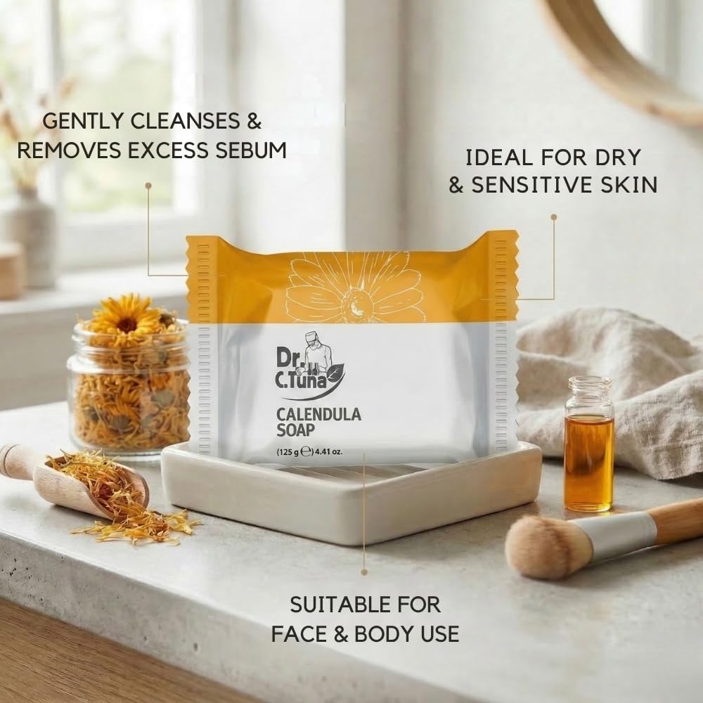 FARMASi bar used on face showing mild daily facial wash