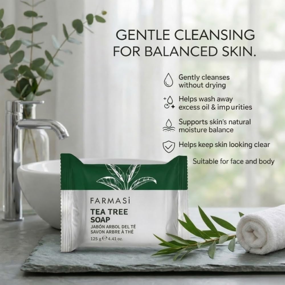 FARMASi soap in hand showing scale and easy grip for face and body