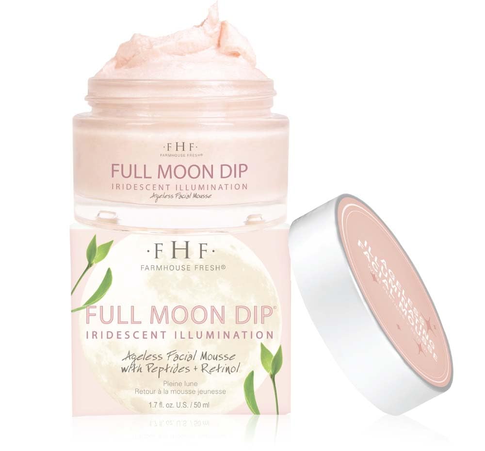 FarmHouse Fresh jar front packaging showing label and luminous cream for instant glow