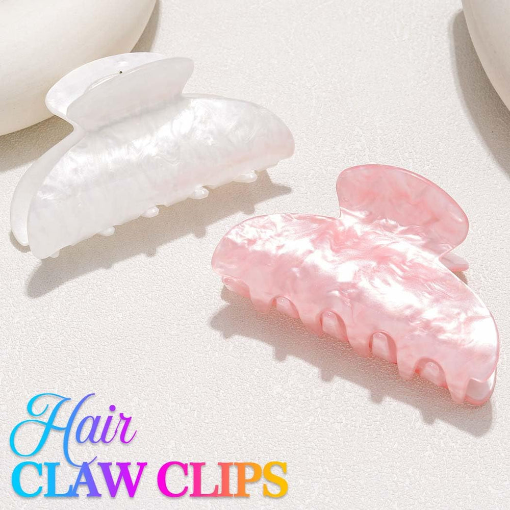 Fashey close-up of acrylic texture on clip revealing smooth finish for snag-free hold