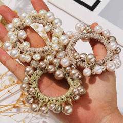 Close-up of Fashey pearls showing bead detail and secure stitching benefit