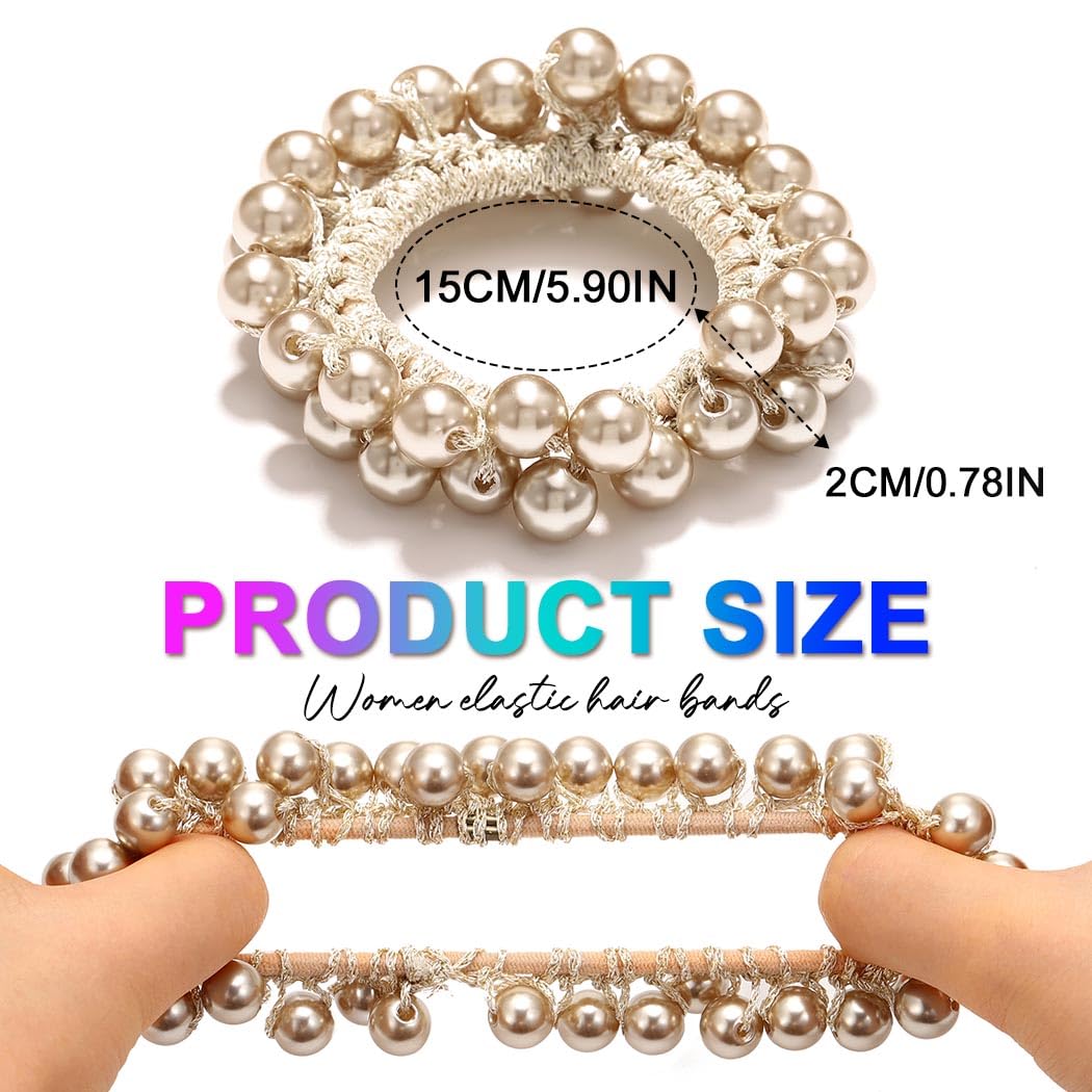 Fashey scrunchie next to coin showing true size and proportion for planning wear