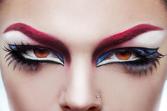 Fashionwu model showing inner-corner highlight that brightens the eye appearance