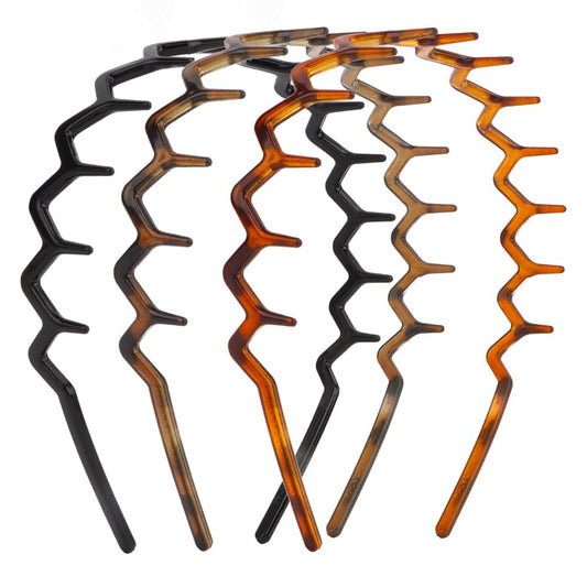 FASOTY front view of three headbands showing color set and compact design benefit