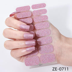 FBABFBUO application step on nail demonstrating easy placement and smooth finish