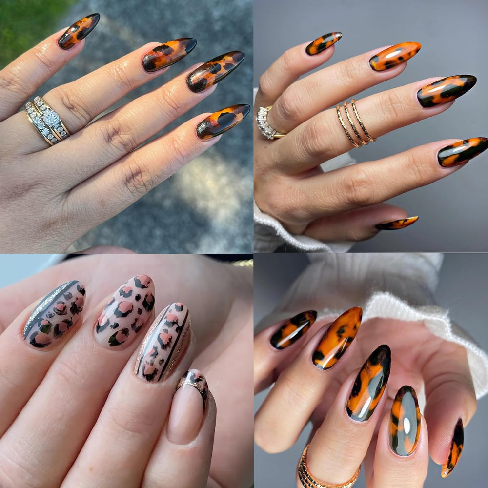 FBABFBUO finished manicure lifestyle photo showcasing bold metallic look
