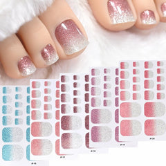 FBABFBUO close-up of smooth gradient pink to blue wrap highlighting color blend benefit