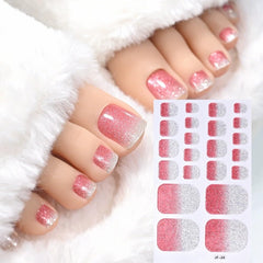 FBABFBUO finished pedicure in sandals showcasing wearable, travel-ready style