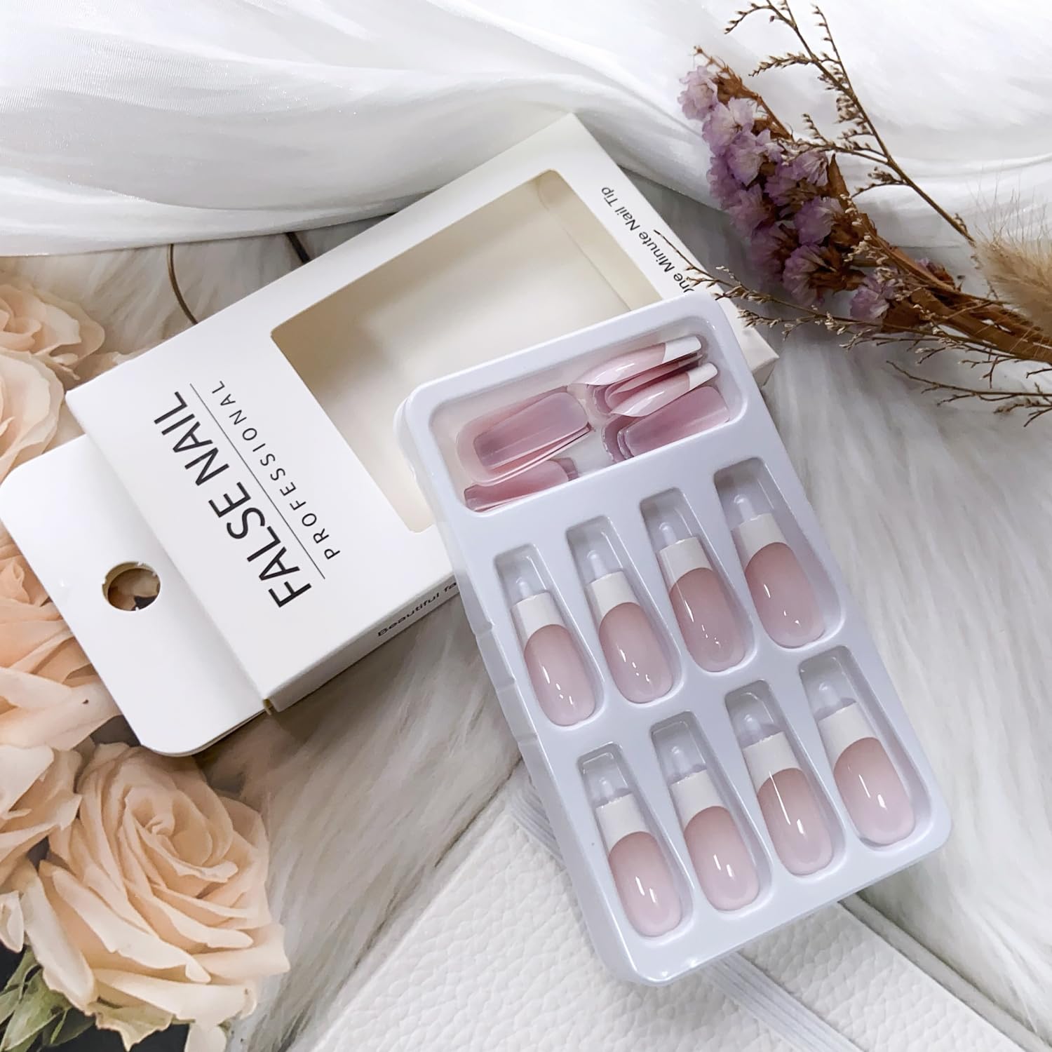 FBABFBUO model wearing nails at a wedding showing polished event-ready benefit