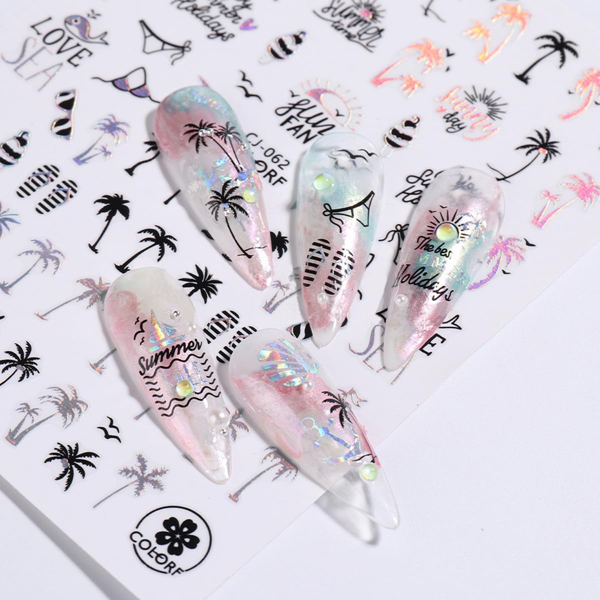 FBABFBUO manicure lifestyle beach look presenting wearable summer style