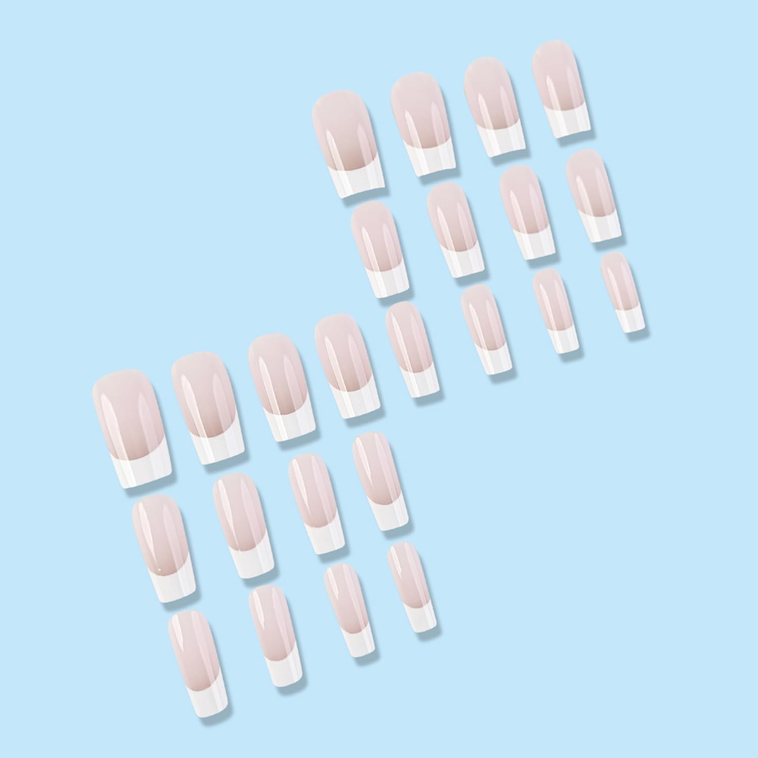 FBABFBUO side profile showing medium square length for natural elegant benefit