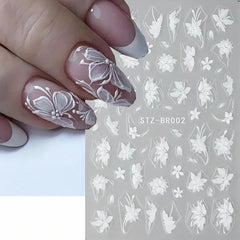 FBABFBUO decal applied to a single nail showing finished look and easy DIY benefit