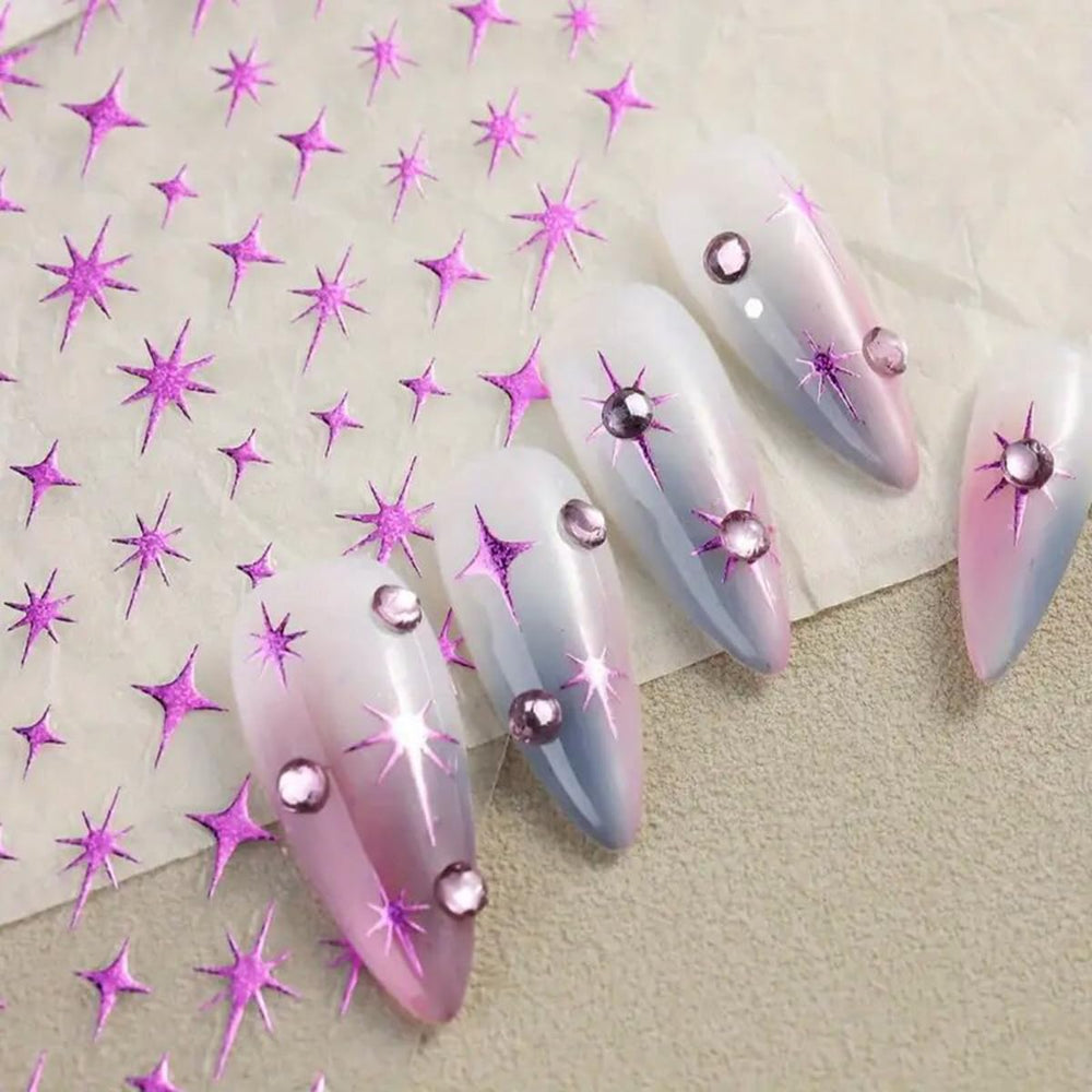 FBABFBUO star decal sealed under top coat, extended wear protection