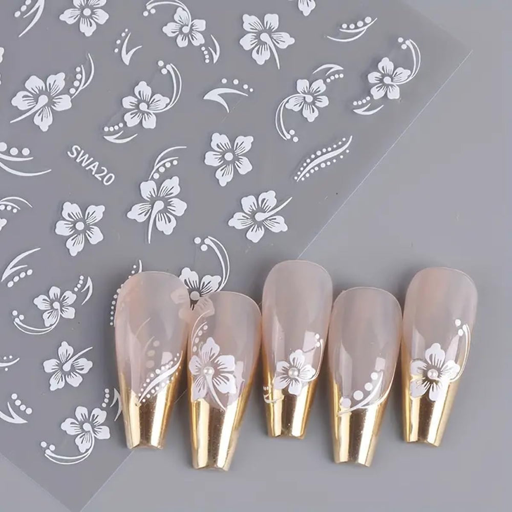 FBABFBUO wedding manicure lifestyle showing elegant floral accents for events
