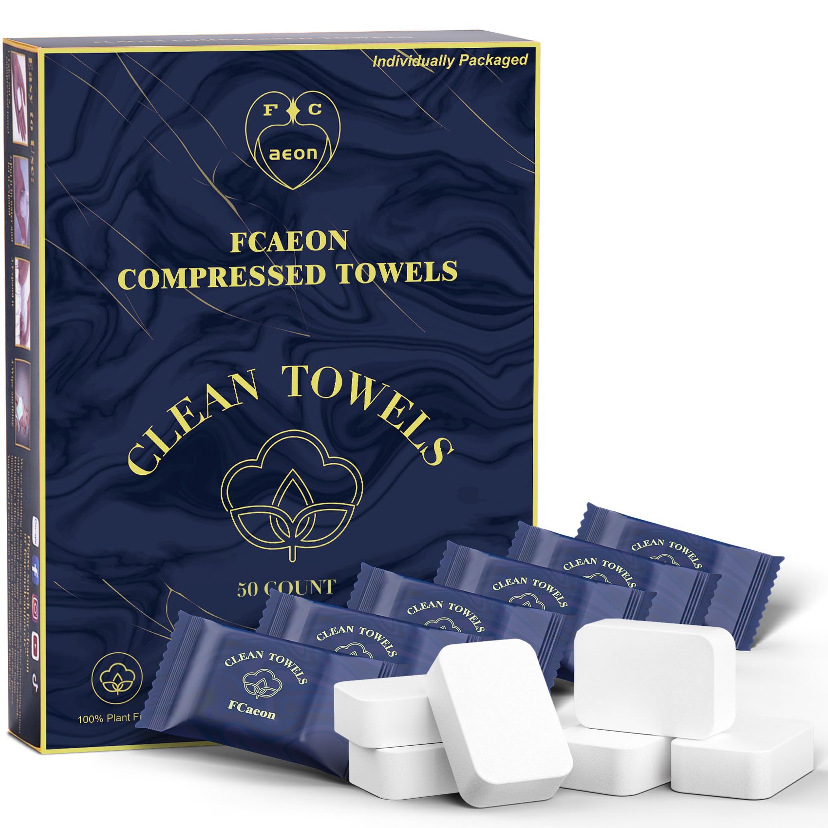 FCaeon front packaging showing product benefits and compact size