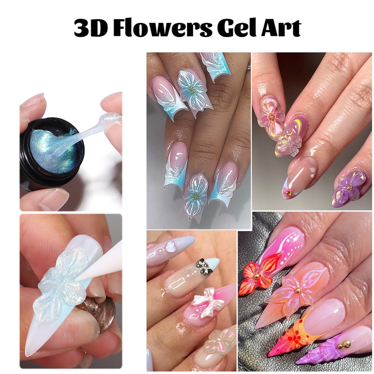 Fcozpjk close-up of sculpted 3D nail demonstrating raised design durability