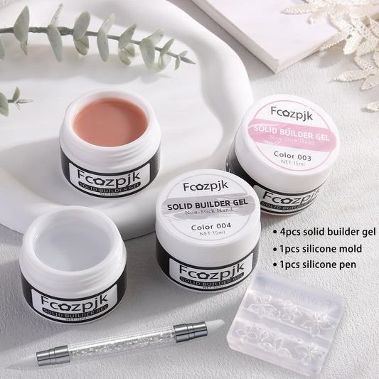 Fcozpjk gel texture close-up, thick consistency aids sculpting control