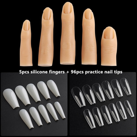 Fcozpjk close-up of silicone texture highlighting realistic fingertip feel for precise practice