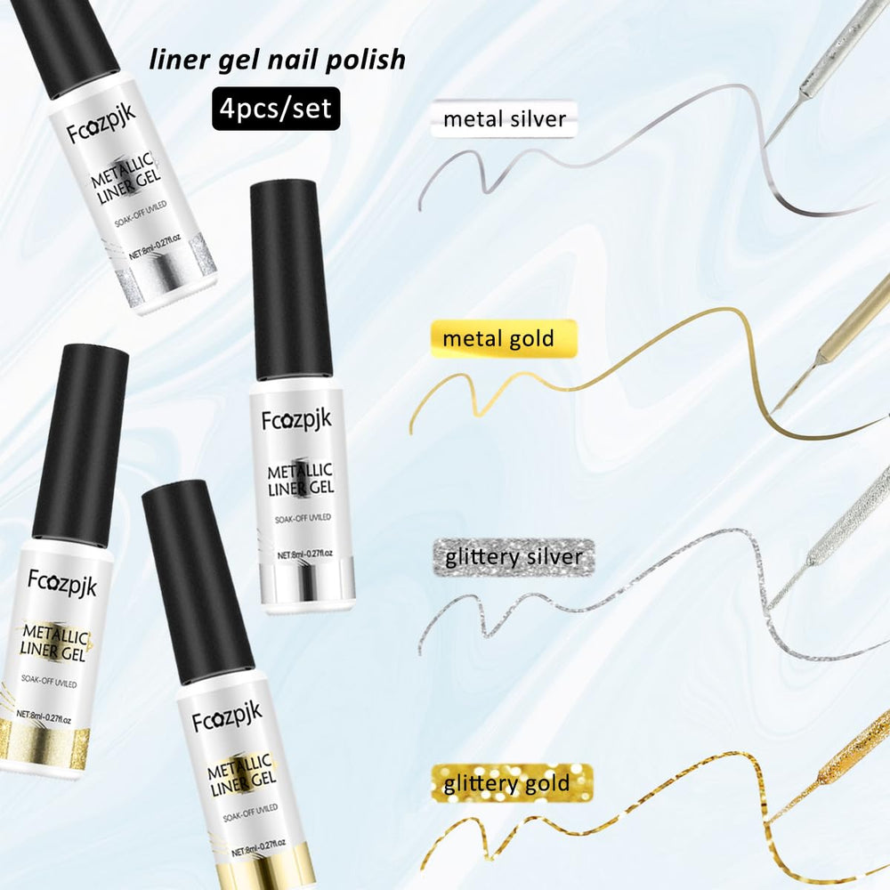 Fcozpjk thin brush close-up demonstrating precision control for fine nail lines