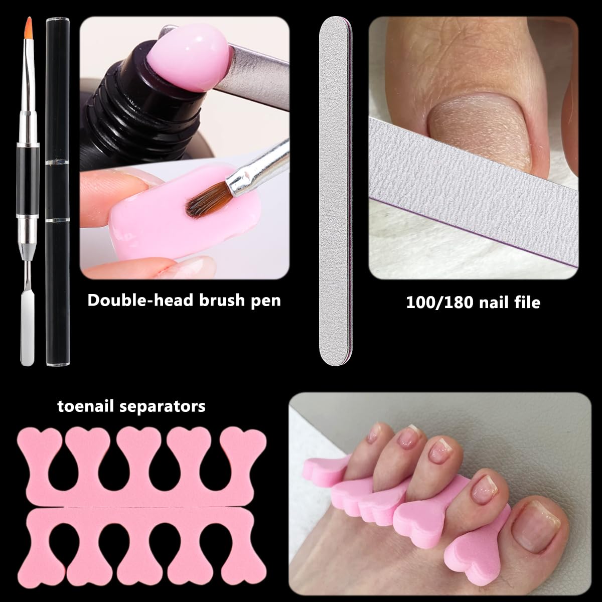 Fcozpjk full kit laid out with separators and tools, ready-for-use convenience