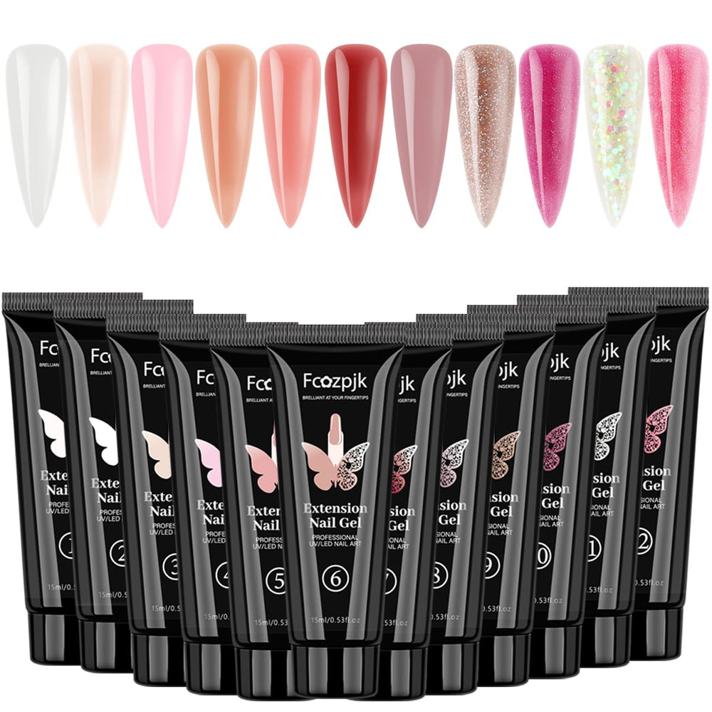 Fcozpjk kit front packaging showing all twelve jars for versatile extensions