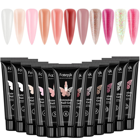 Fcozpjk kit front packaging showing all twelve jars for versatile extensions