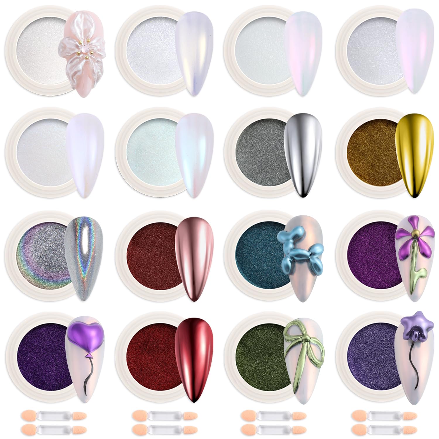 Fcozpjk front packaging showing 16 jars and benefits of variety