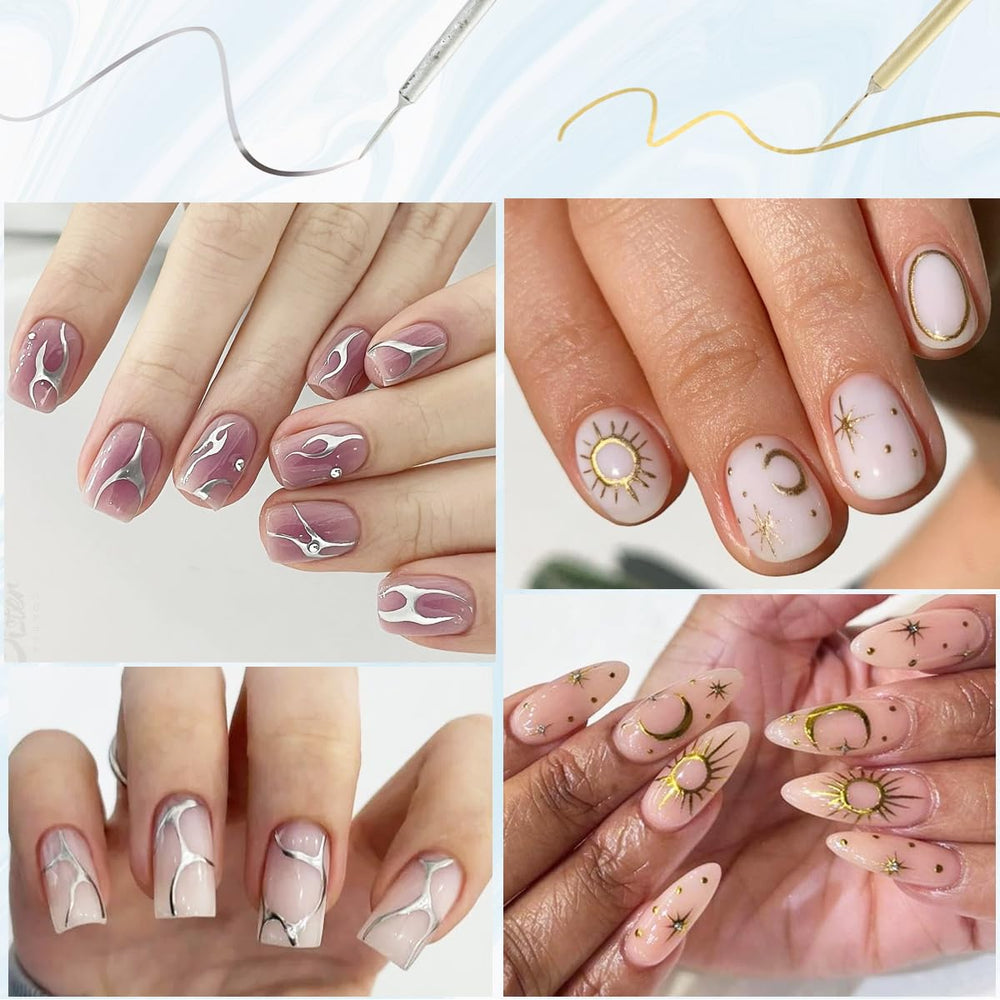 Fcozpjk glitter gold accent stroke adding dazzling sparkle and dimension