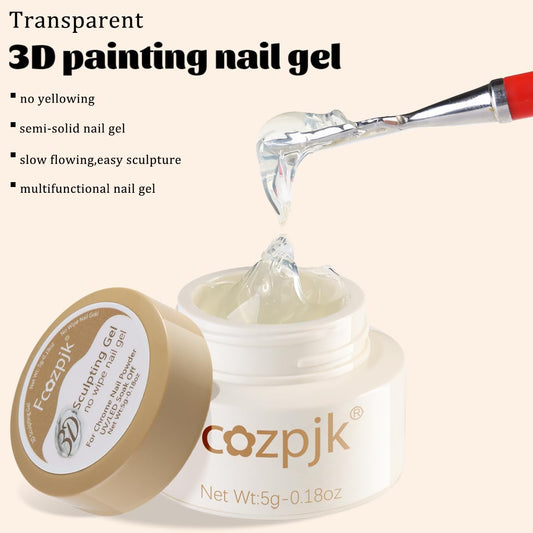 Fcozpjk open jar showing semi-solid gel texture for sculpting