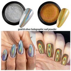 Fcozpjk mirror finish nail close-up demonstrating high-shine chrome effect and reflective depth