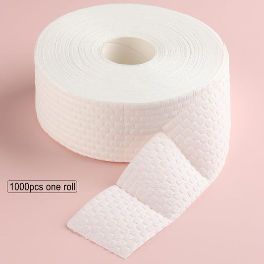 Fcozpjk close-up of non-woven pad texture for lint-free absorbency