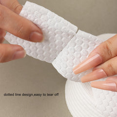 Fcozpjk roll being torn one pad off for easy single-handed access