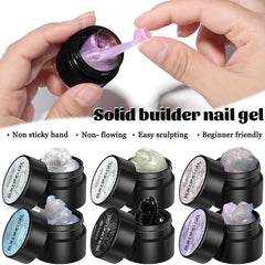 Fcozpjk double-head silicone carving pen used to shape precise 3D nail art