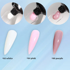 Fcozpjk slip solution bottle with brush to smooth poly gel and reduce stickiness