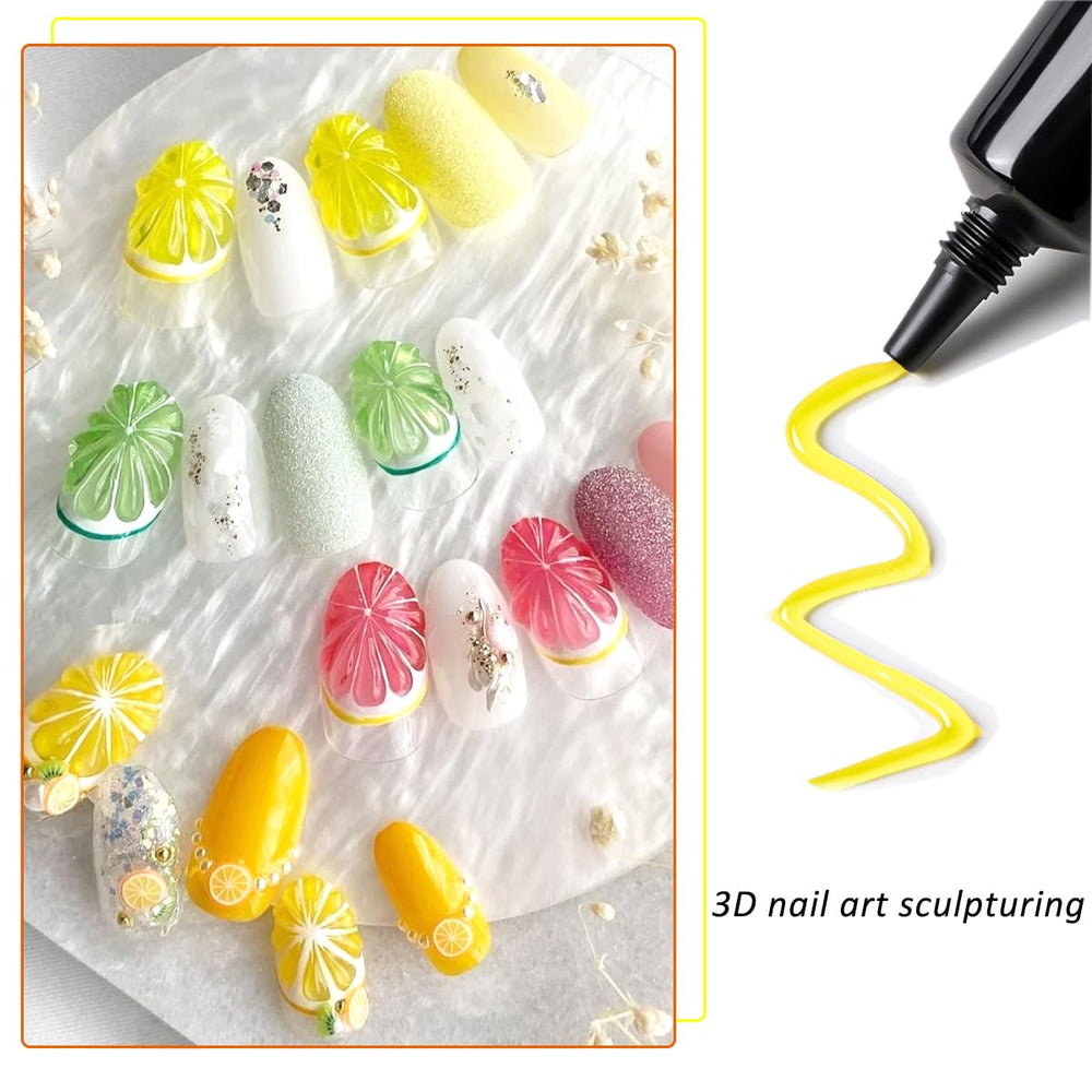 Fcozpjk gel texture beads on palette demonstrating soft modeling and buildable volume