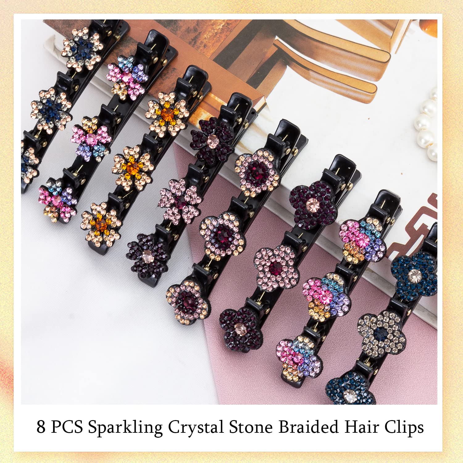 FDBJulyy close-up of rhinestones highlighting shine and eye-catching sparkle