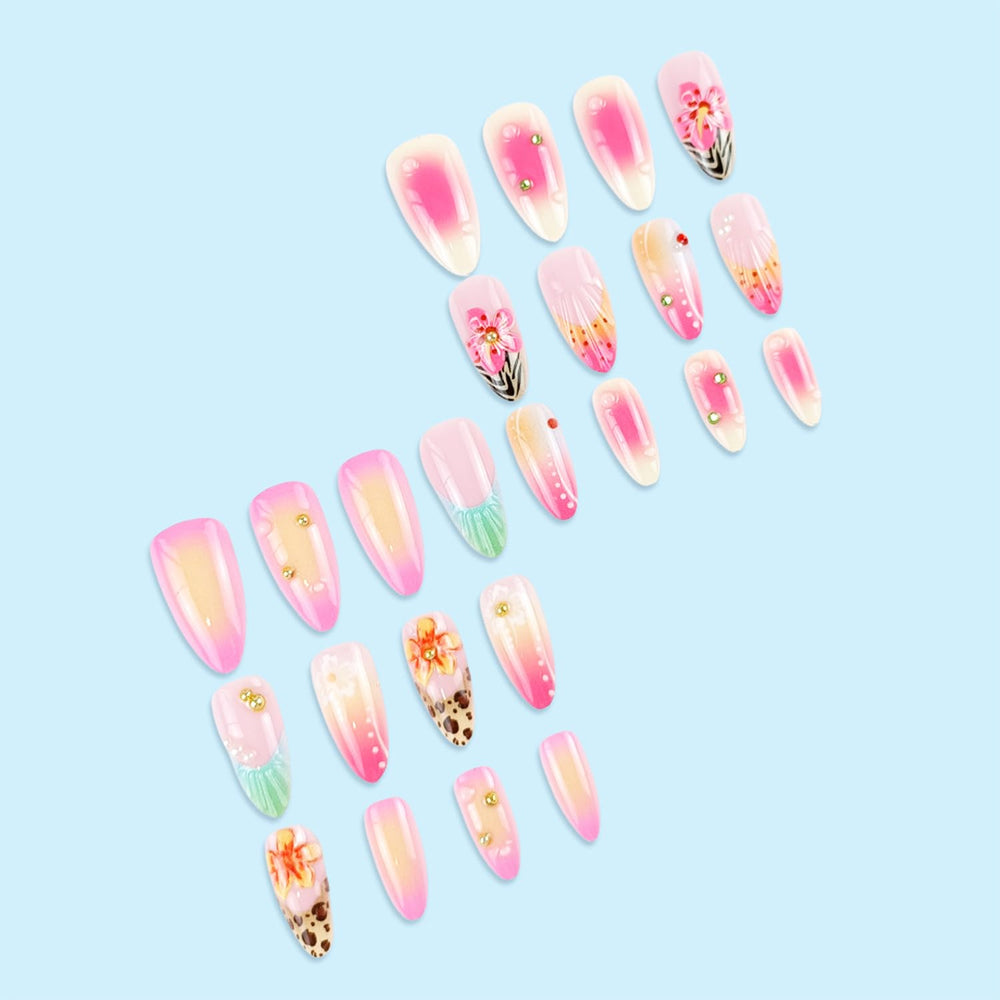 FDSQHSA nails worn on hands lifestyle view demonstrates ready-to-wear polish