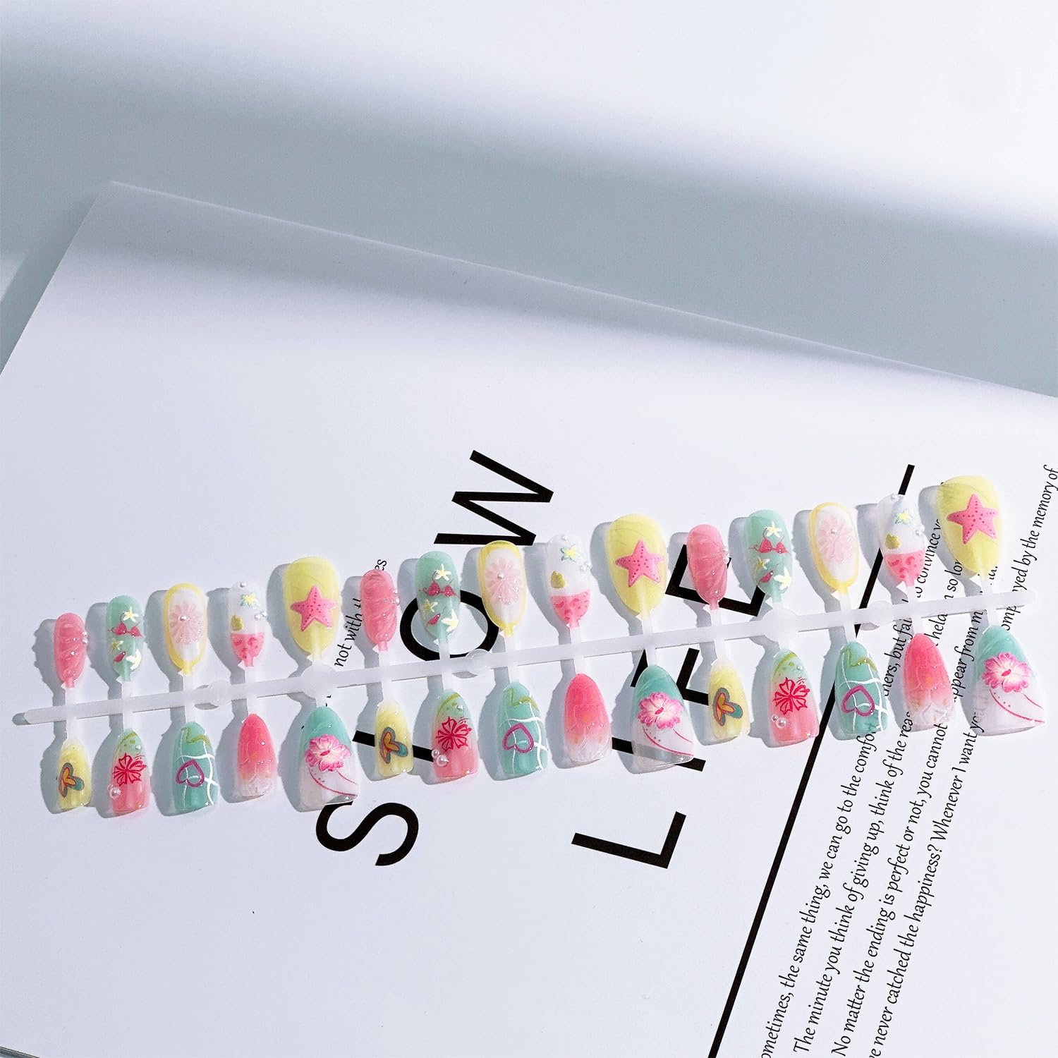 FDSQHSA layout of multiple sizes to choose correct nail fit