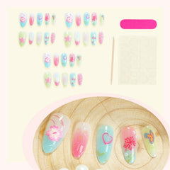 FDSQHSA trimmed nail example showing custom length and shape