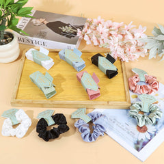 Featch bridal party lifestyle shot showing accessories in use benefit cohesive bridesmaid styling