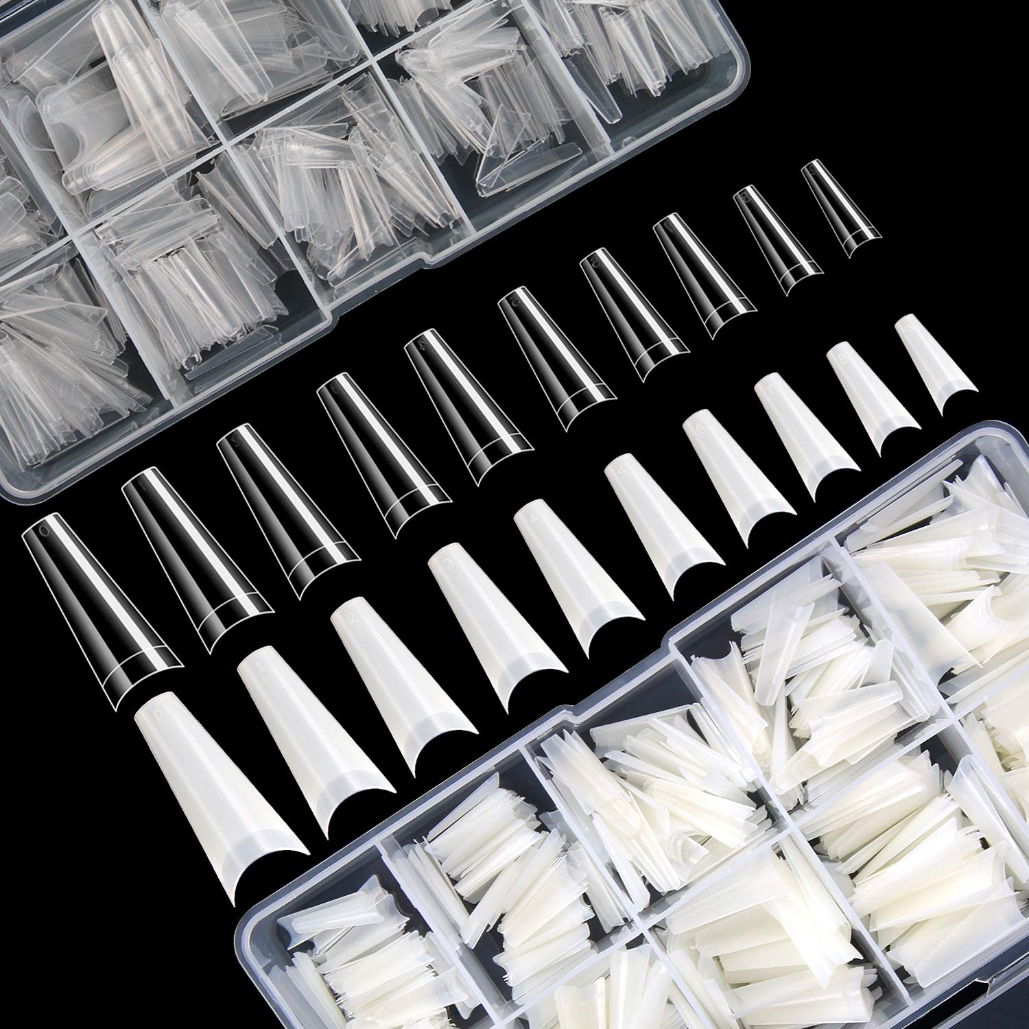 FEBSNOW front view of boxed 1000pcs set showing organized storage