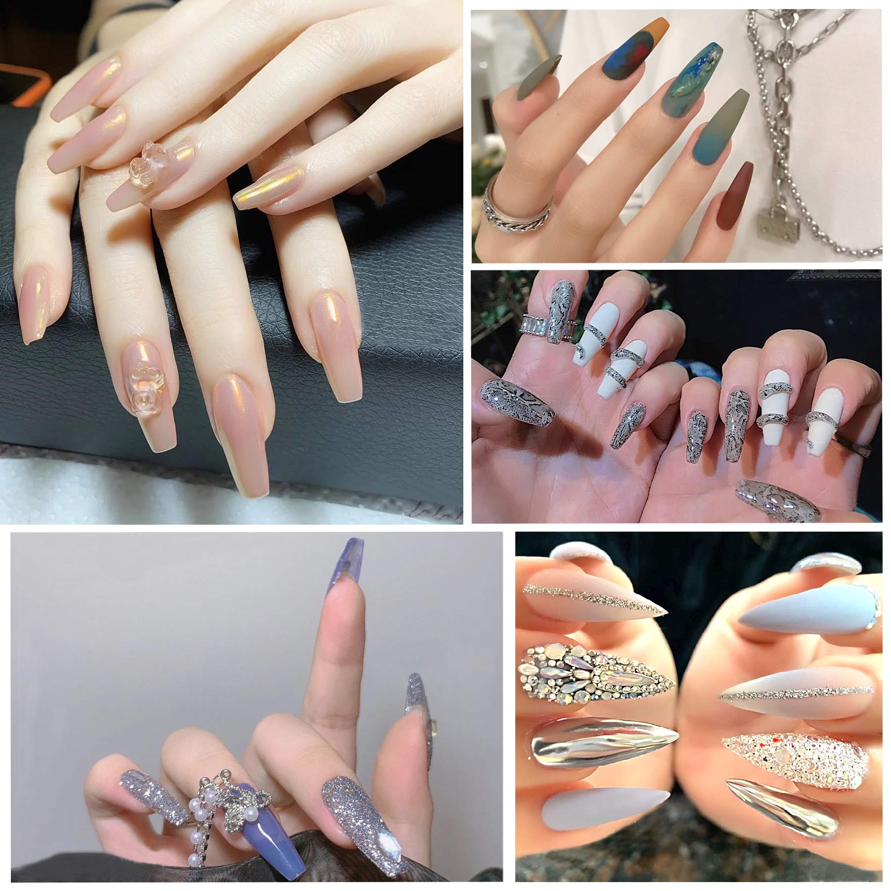 FEBSNOW studio lifestyle shot of finished French tips highlighting salon-ready looks