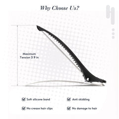feehope clips in hair while styling, demonstrating secure anti-slip hold benefit