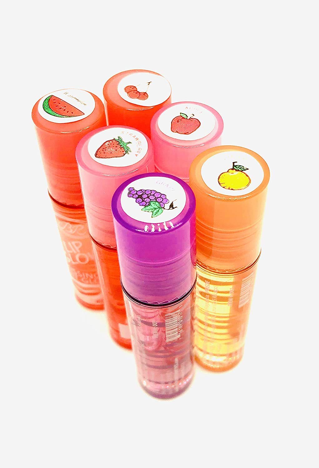 Feel Foxy front packaging showing six assorted glosses and easy storage benefit
