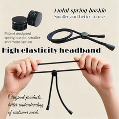 FEEZENT worn on model high puff bun showing firm hold and polished finish