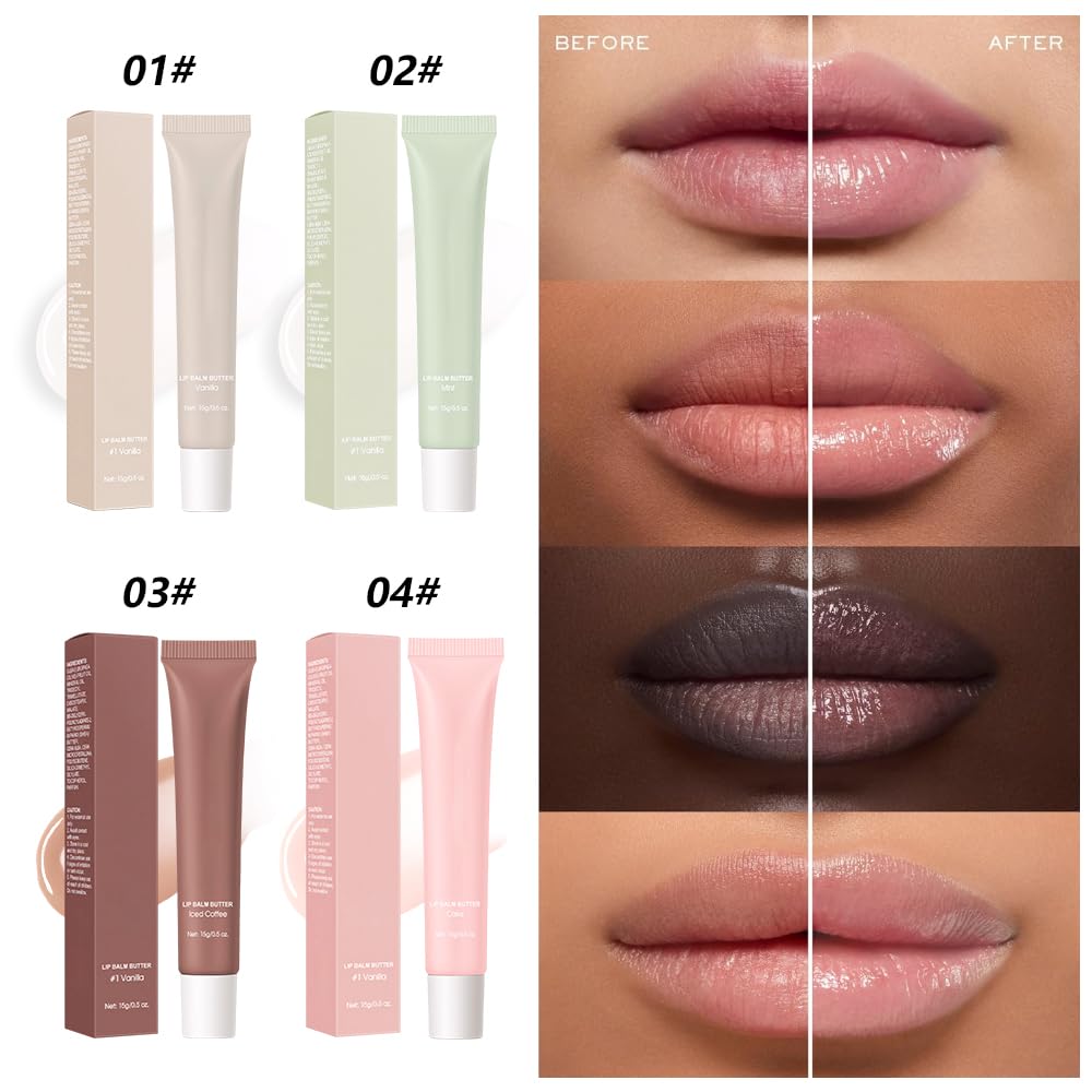 FeiCuiYun applying sheer-tinted balm showing natural shine benefit