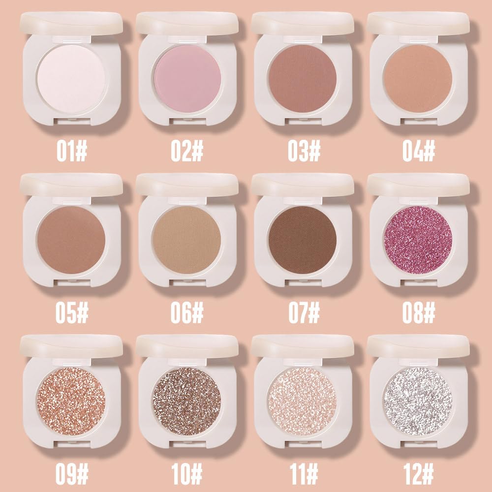 FeiCuiYun eyeshadow being applied with brush for easy blendability
